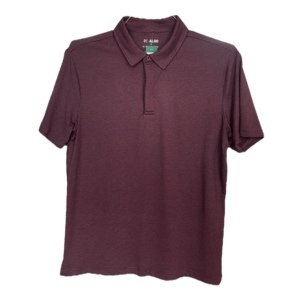 01.Algo Other - NWT 01.Algo Men’s Arrieta Microstripe Performance Polo Medium